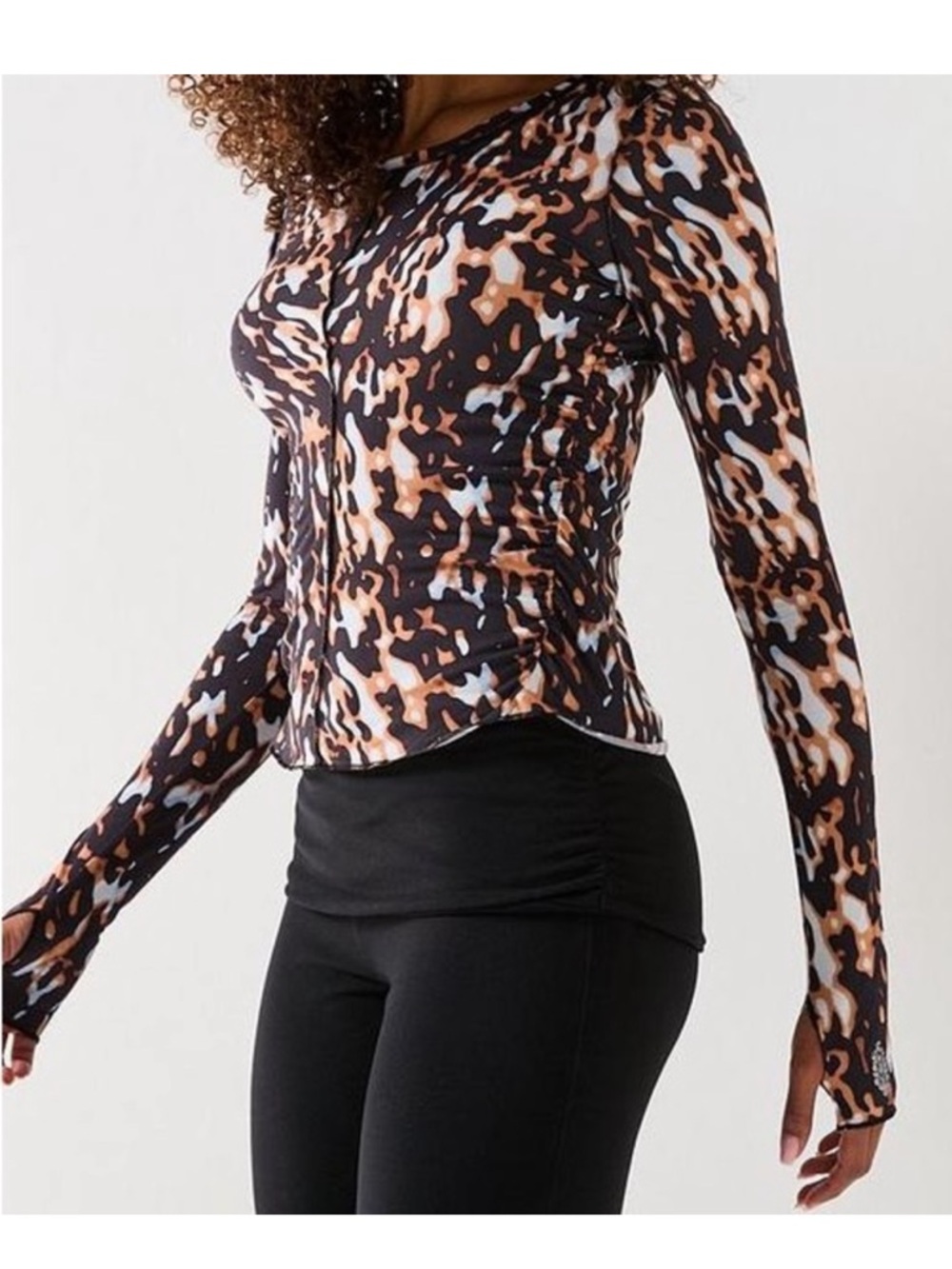 NWT Free People Movement Right On Run long sleeve layer top